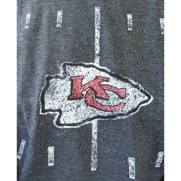 Nike NFL Team Apparel Men's Kansas City Chiefs Gray Long Sleeve Shirt Size Large - Picture 2 of 3